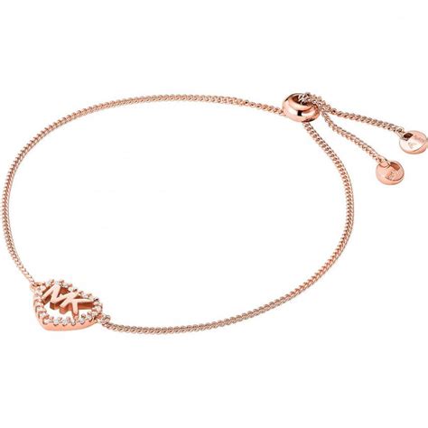 michael kors kette rosegold|michael kors silver bracelet.